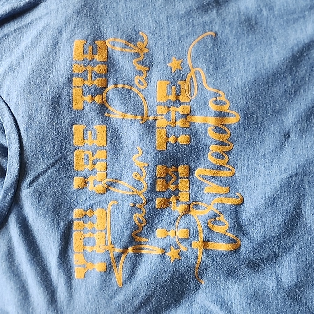 Daisy Rae light blue/grey tee - Picture 5 of 8